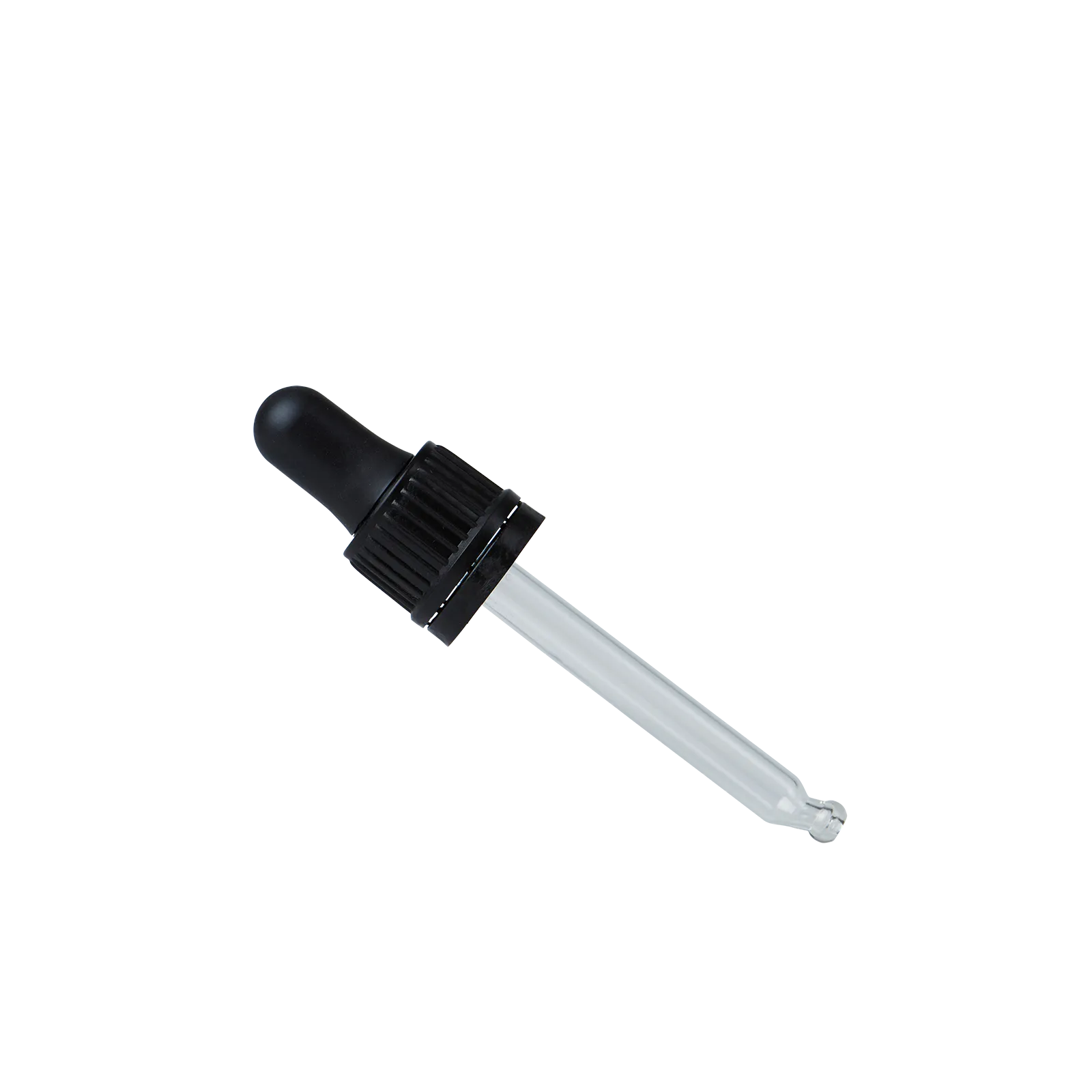 BLACK Glass Dropper