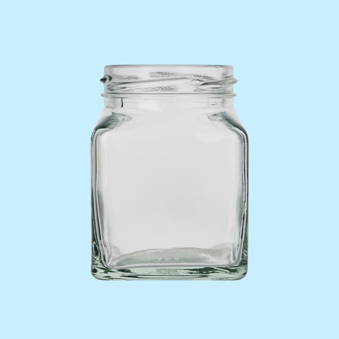 190ml FLINT Square Jar 58mm Twist Finish W929
