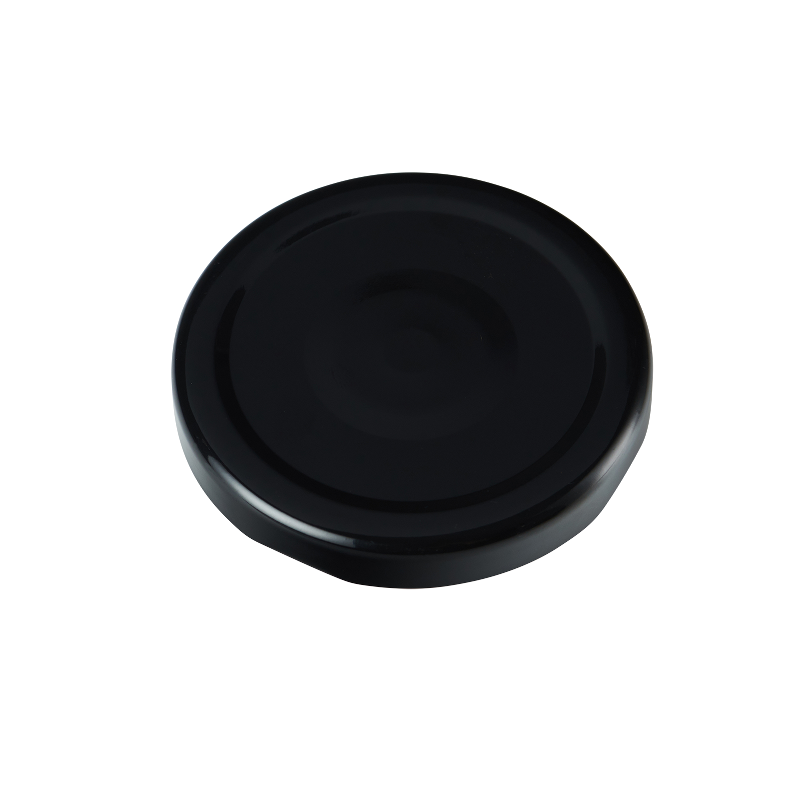 43mm BLACK Button Puff Compound Metal Twist Cap - Carton (2900 Units)