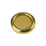 Load image into Gallery viewer, 58mm GOLD Non Button Puff Compound Metal Twist Cap - Carton (1350 Units)