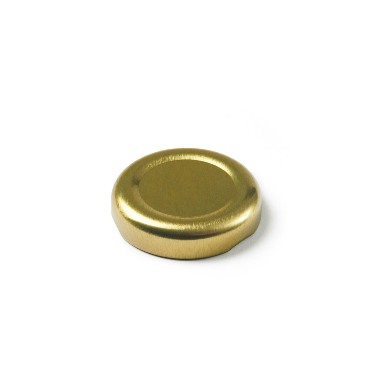 38mm GOLD Non Button Puff Compound Metal Twist Cap - Bag (70 Units ...
