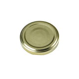 Load image into Gallery viewer, 53mm GOLD Button Puff Compound Metal Twist Cap - Bag (63 Units)