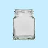 Load image into Gallery viewer, 190ml FLINT Square Jar
58mm Twist Finish - Carton (60 Units)